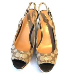 Coach Wedge Sandals